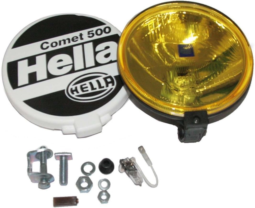 Enfield County Universal Fit Hella Comet 500 Driving Lamp Yellow Spot
