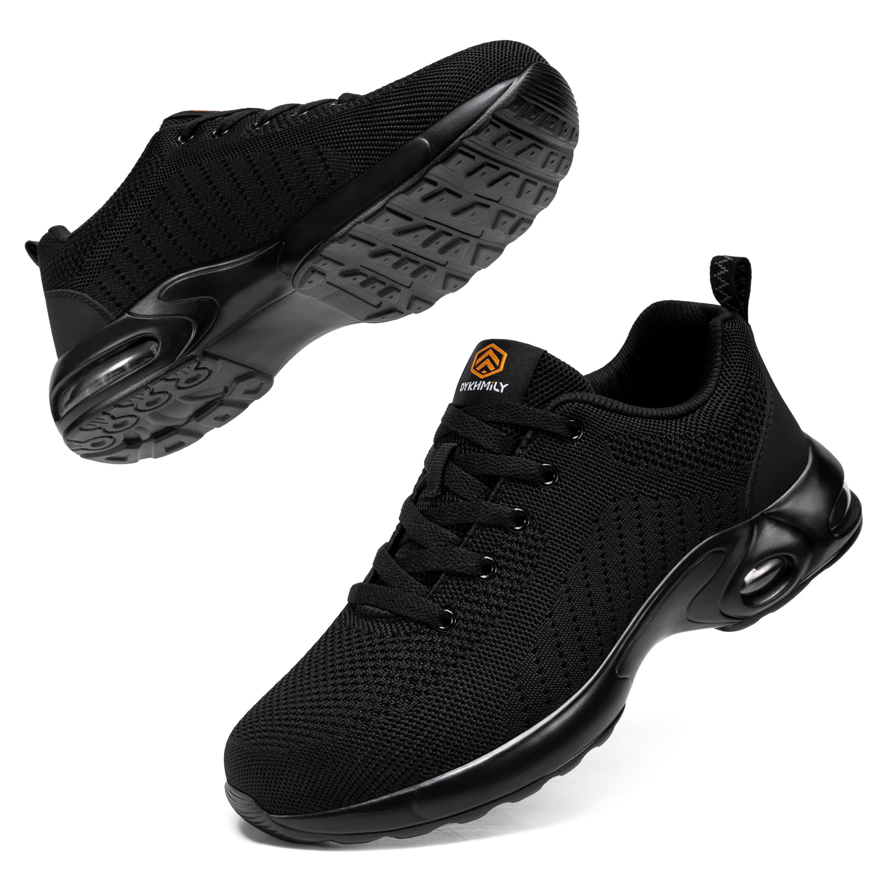 Photo 1 of FENLERN Steel Toe Steel Toe Shoes for Women Lightweight Safety Safety Shoes Work Shoes Work Sneakers Comfortable Zapatos Punta de Acero Seguridad Trabajo para Mujer Size 11,Black