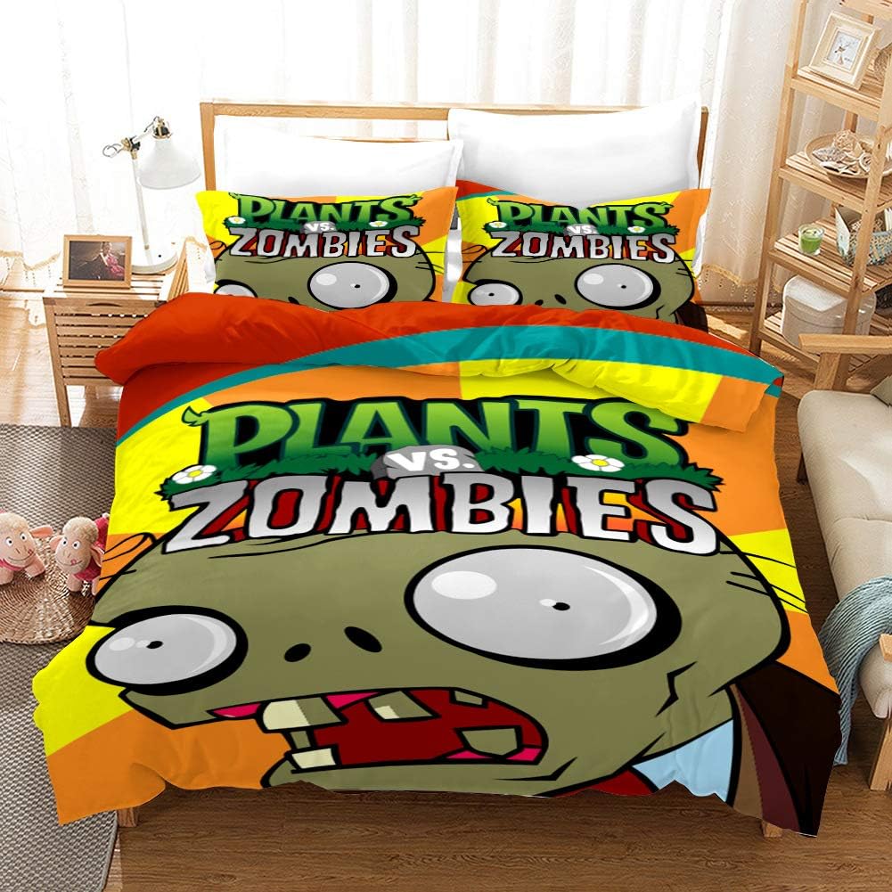 CLOVERDRESS Plants VS. Zombies Bedding Sets 3D Children's