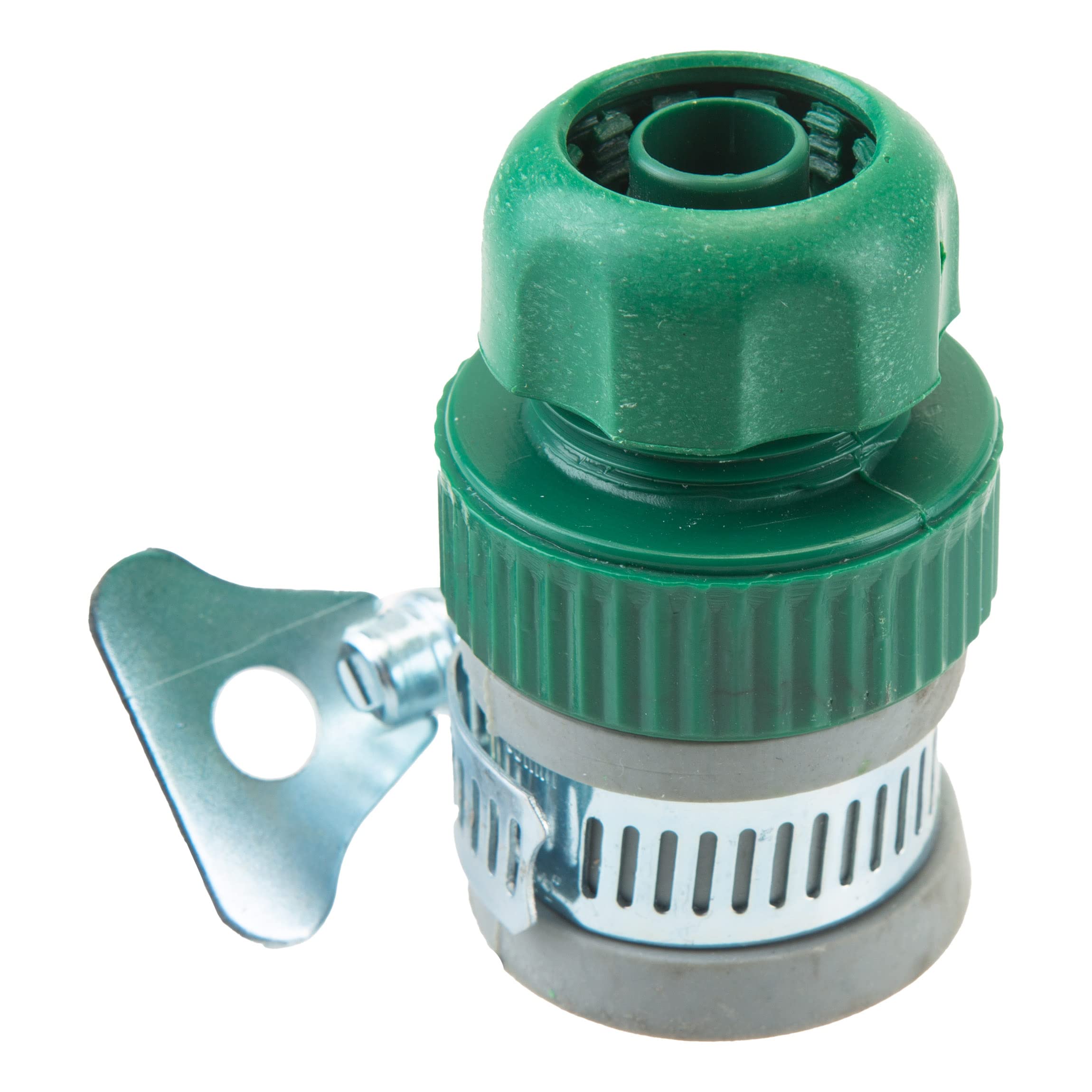 VFM - Half Inch Tap Connector Hose Pipe Adjustable Clip - Roots & Shoots