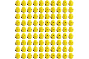 Jxpinet 200 Pcs Mini Chick Garden Decor Mini Chicks Figurines Miniature Moss Landscape DIY Terrarium Crafts Ornament for Miniature Home Fairy Garden Décor