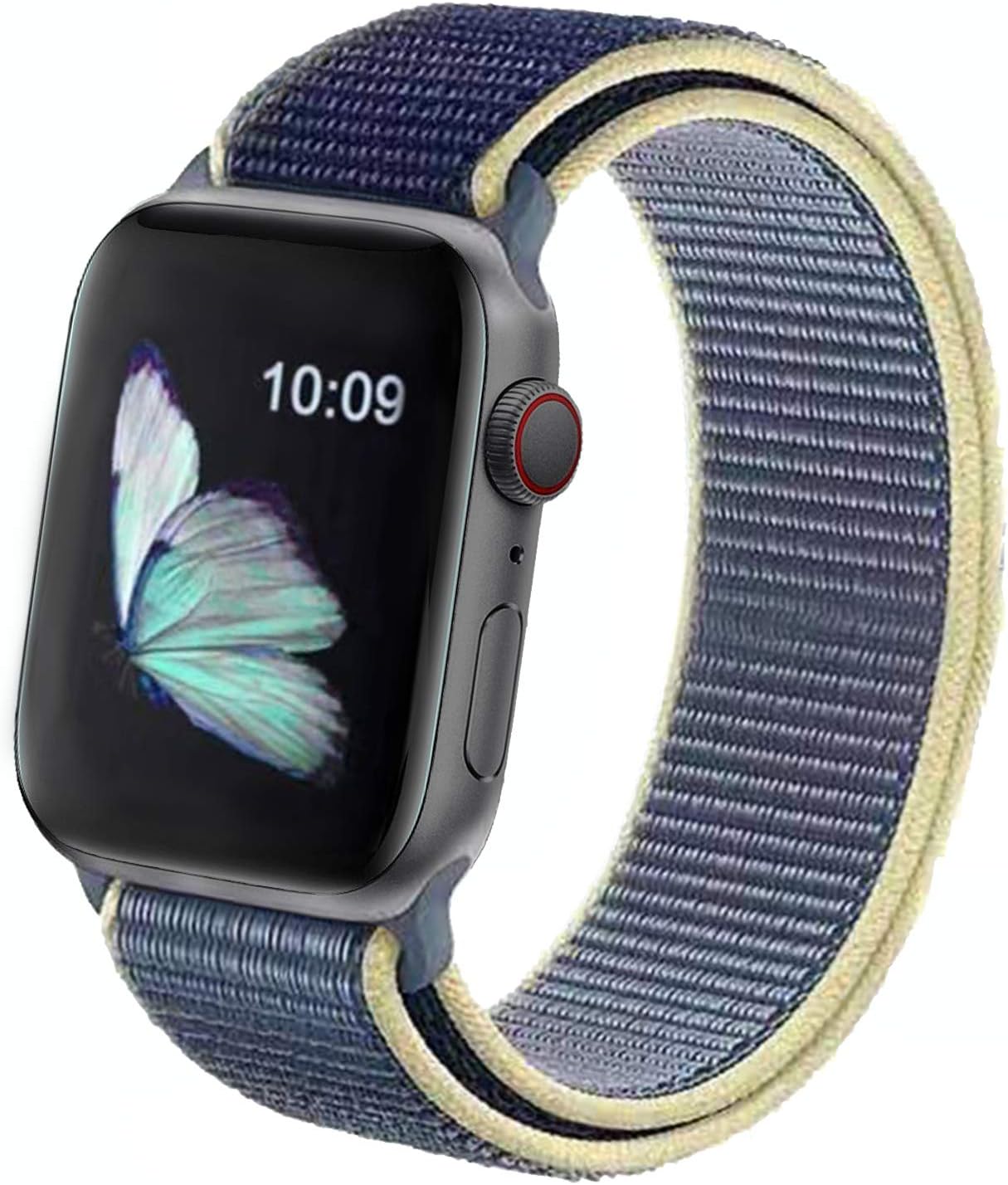 RolQitee Soft Sport Band Compatible with Apple Watch Band 38mm 42mm 40mm 44mm for Women/Men Breathable Replacement Strap Compatible with Iwatch Series 5 4 3 2 1 (Alaskan Blue, 38mm/40mm)