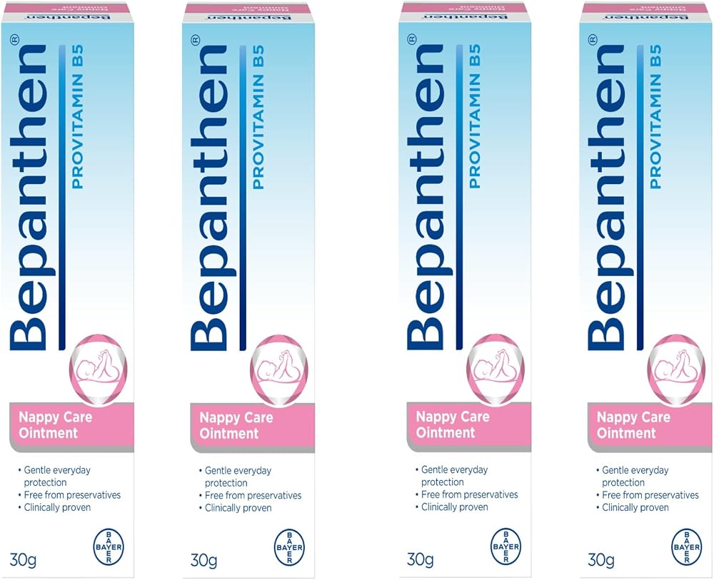Bepanthen Nappy Care Ointment 120 g Pack of 4
