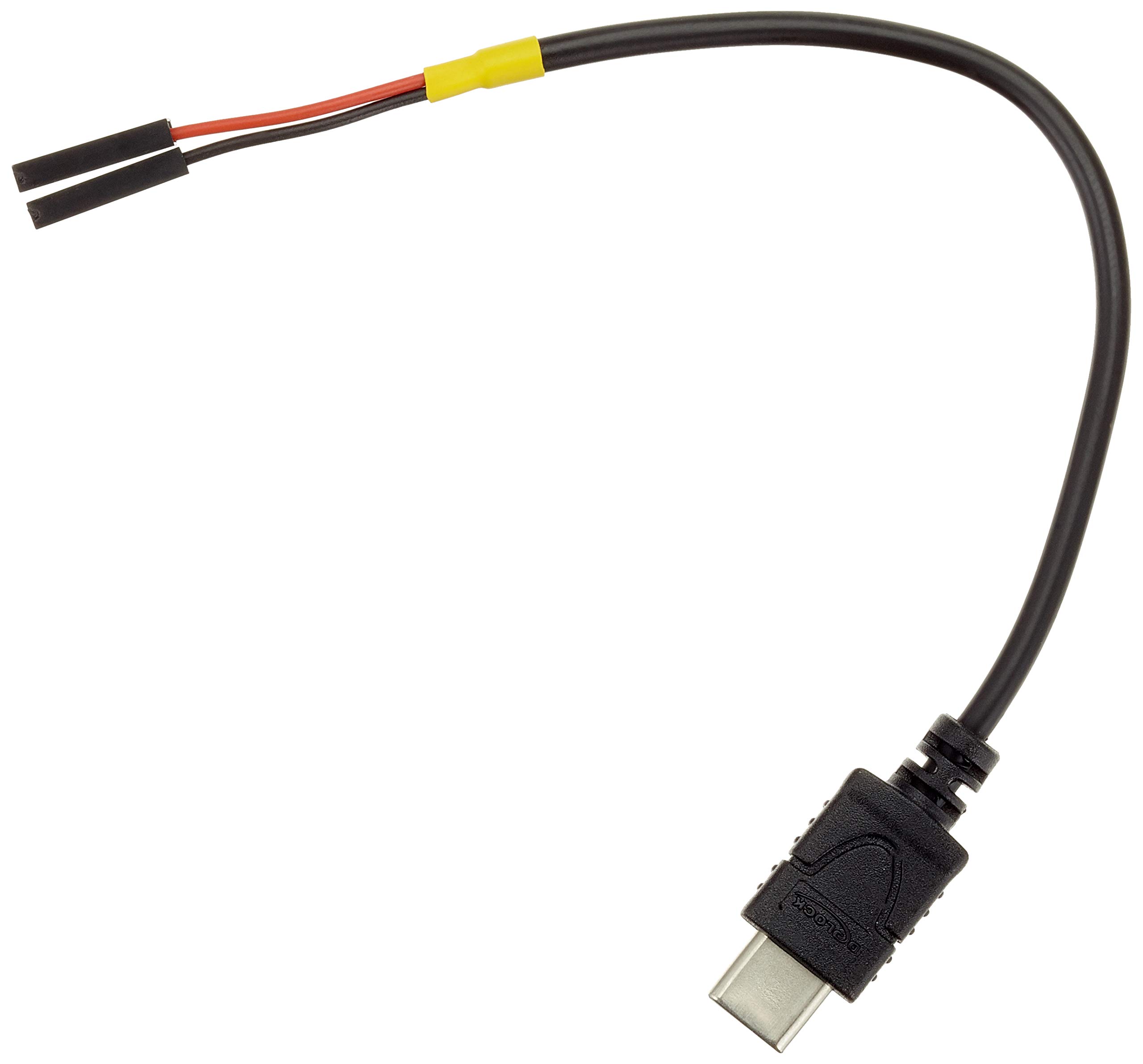 Delock USB Cable - USB-C (M) up to 2-pin USB Header (W) Separate - USB 2.0-10 cm - Black (85394)