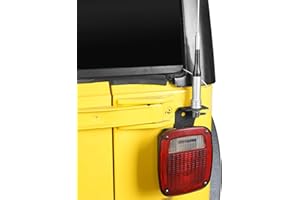 Hooke Road Wrangler TJ Auto CB Antenna Mount Bracket Holder for 1997-2006 Jeep Wrangler TJ