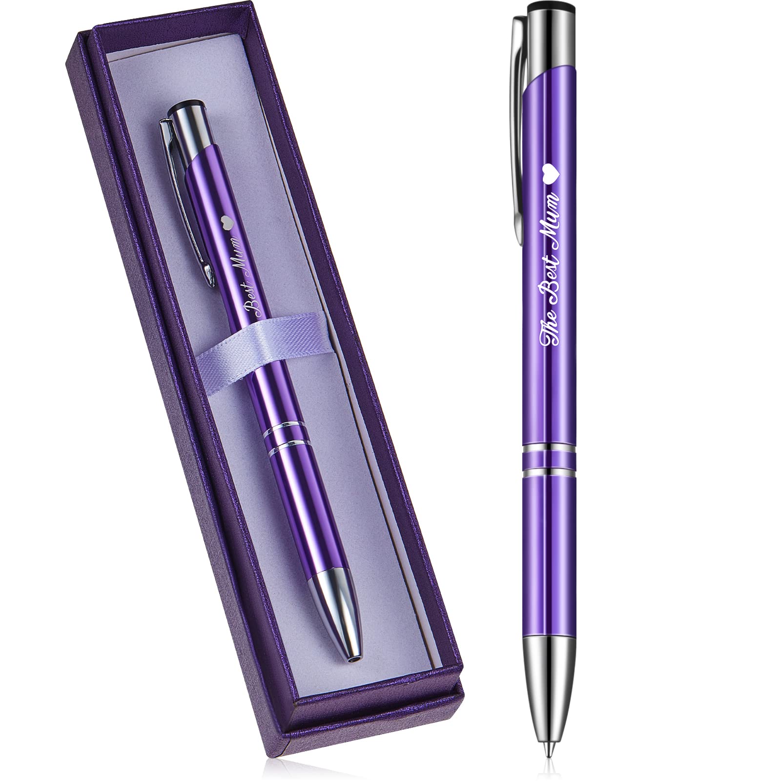 Zonon Mum Gifts- Idear Gift Pen for Mum on Mother's Day, Birthday, Anniversary - Metal Ballpoint Pen Black Ink with Gifted Box Presents for Women, Grandma, Ladies