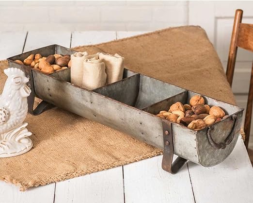 Amazon Com Divided Chicken Feeder Home Kitchen