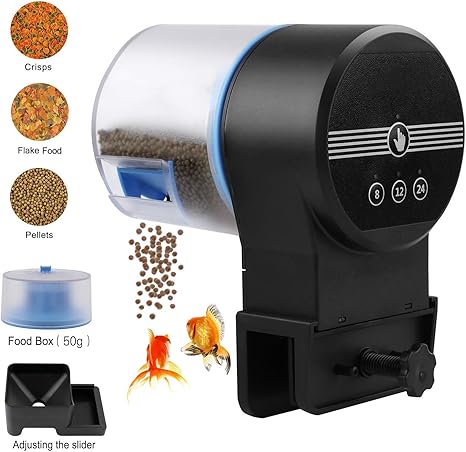 Amazon Com Torlam Auto Fish Feeder Moisture Proof Electric