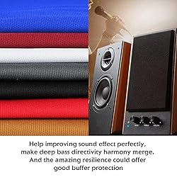 Speaker Grill Cloth Stereo Fabric Replacement for