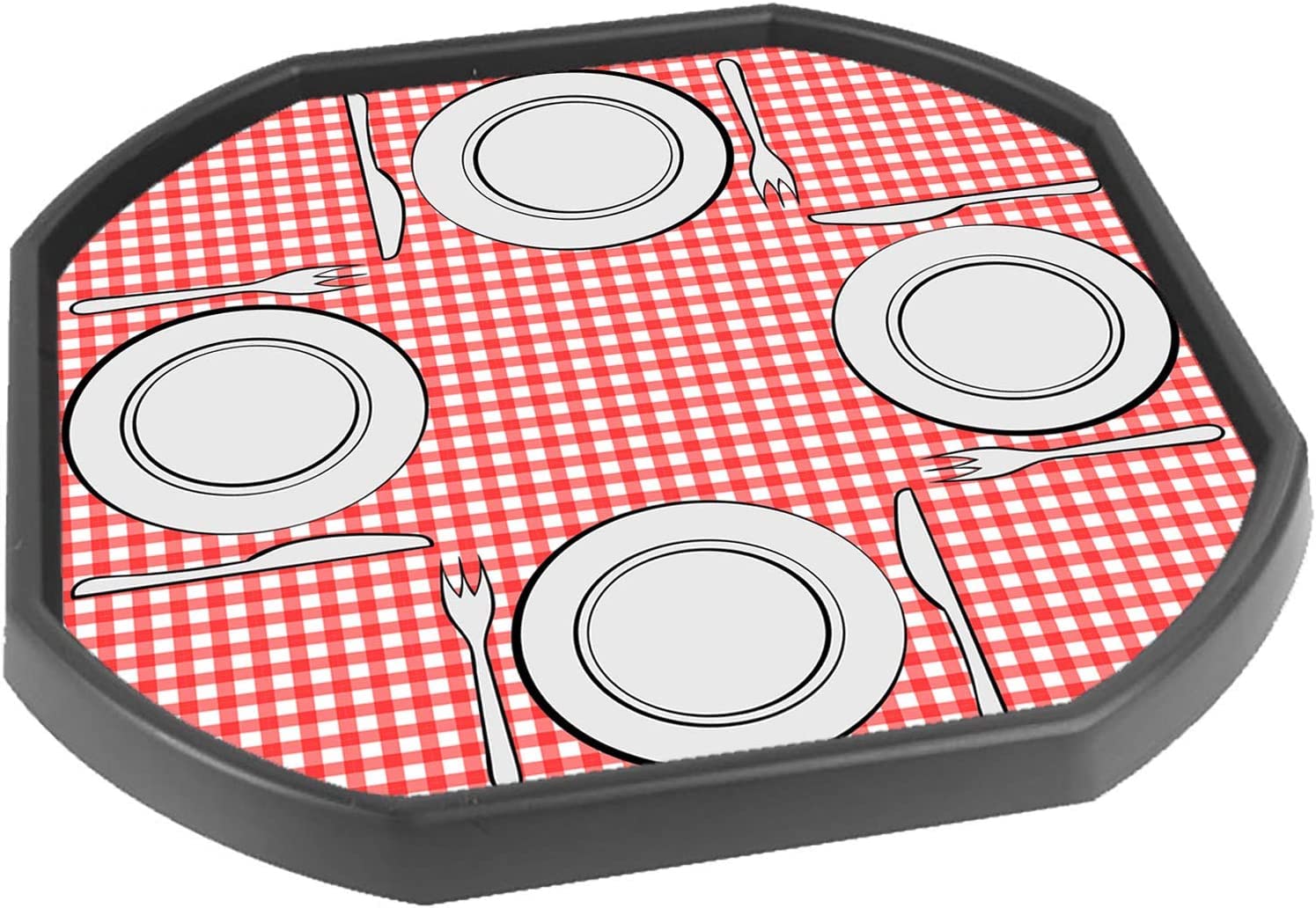 Picnic Blanket Vinyl Tuff Tray Insert - 60 x 60 cm - Ideal for Mini Tuff Spot Tuff Tray - Tuff Tray NOT Included