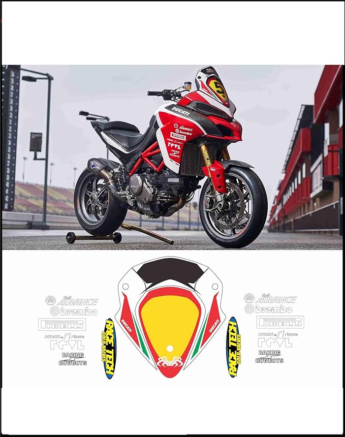 Kit adesivi decal stikers DUCATI MULTISTRADA 1260 PIKES PEAK 2018 TEAM