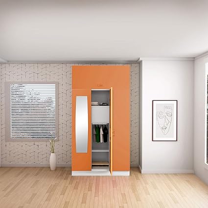 Godrej Interio Slimline 3 Door Steel Almirah With Locker And