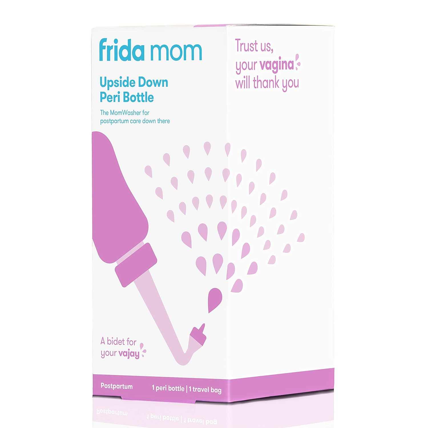 Frida Mom Upside Down Peri Bottle for Postpartum Care | The Original Fridababy MomWasher for Perineal Recovery and Cleansing After Birth : Baby