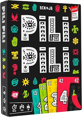 PILI PILI - Juego de Mesa Rápido y Estratégico - Familia y Amigos - +8 años
