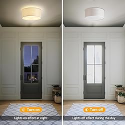 JIWUZHI 3-Light Semi Flush Mount Ceiling Light