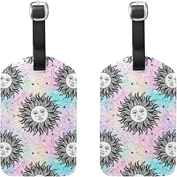 pretty luggage tags
