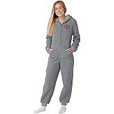 FOCO NCAA womens Ncaa College Team Logo Sherpa Onesie One Piece Lounge Pajamas