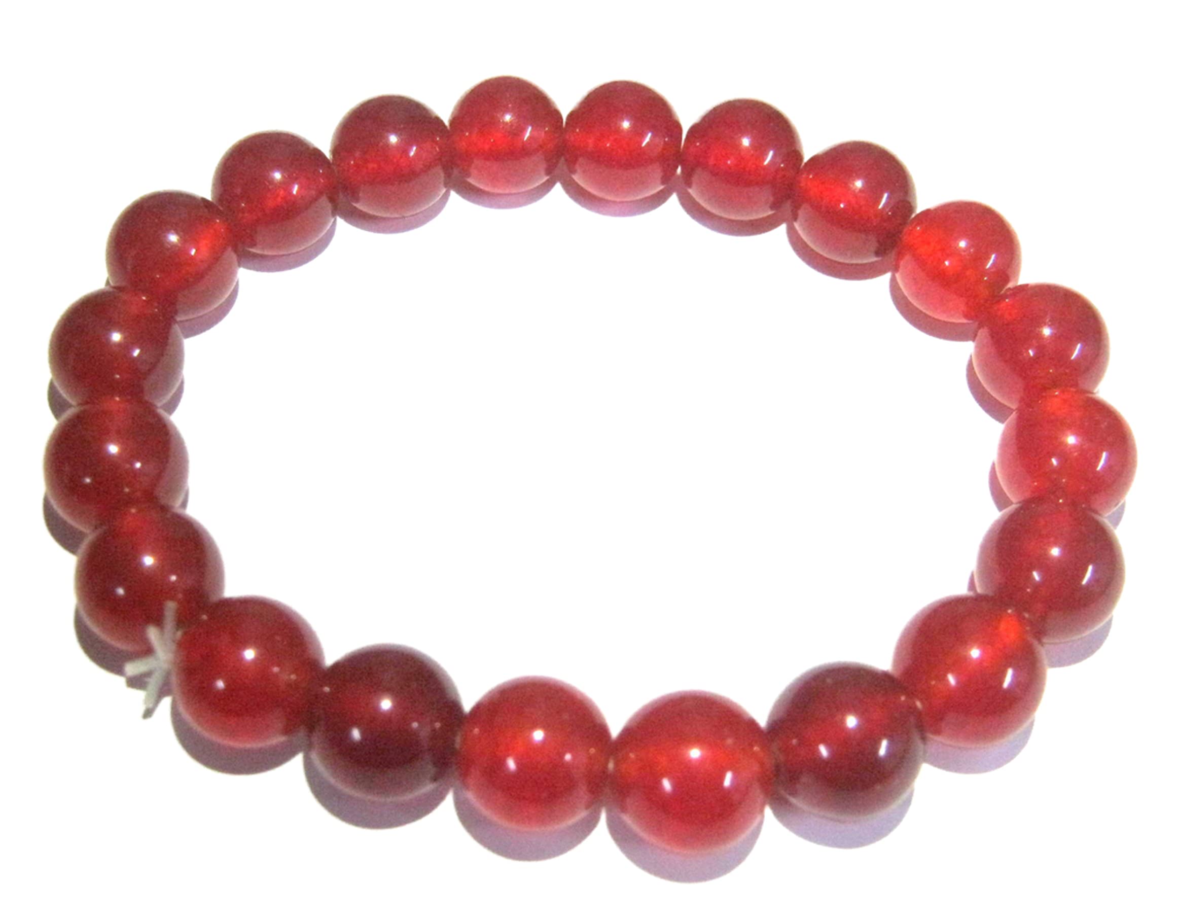 Carnelian Round Beaded Powerful Bracelet Crystal Healing Fashion Gift Love Peace Positive Energy Metaphysical Gemstone Meditation Spiritual Relations Handcrafted Accessory