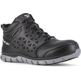 Reebok Men's Sublite Cushion Work Safety Toe Athletic Waterproof Mid-cut