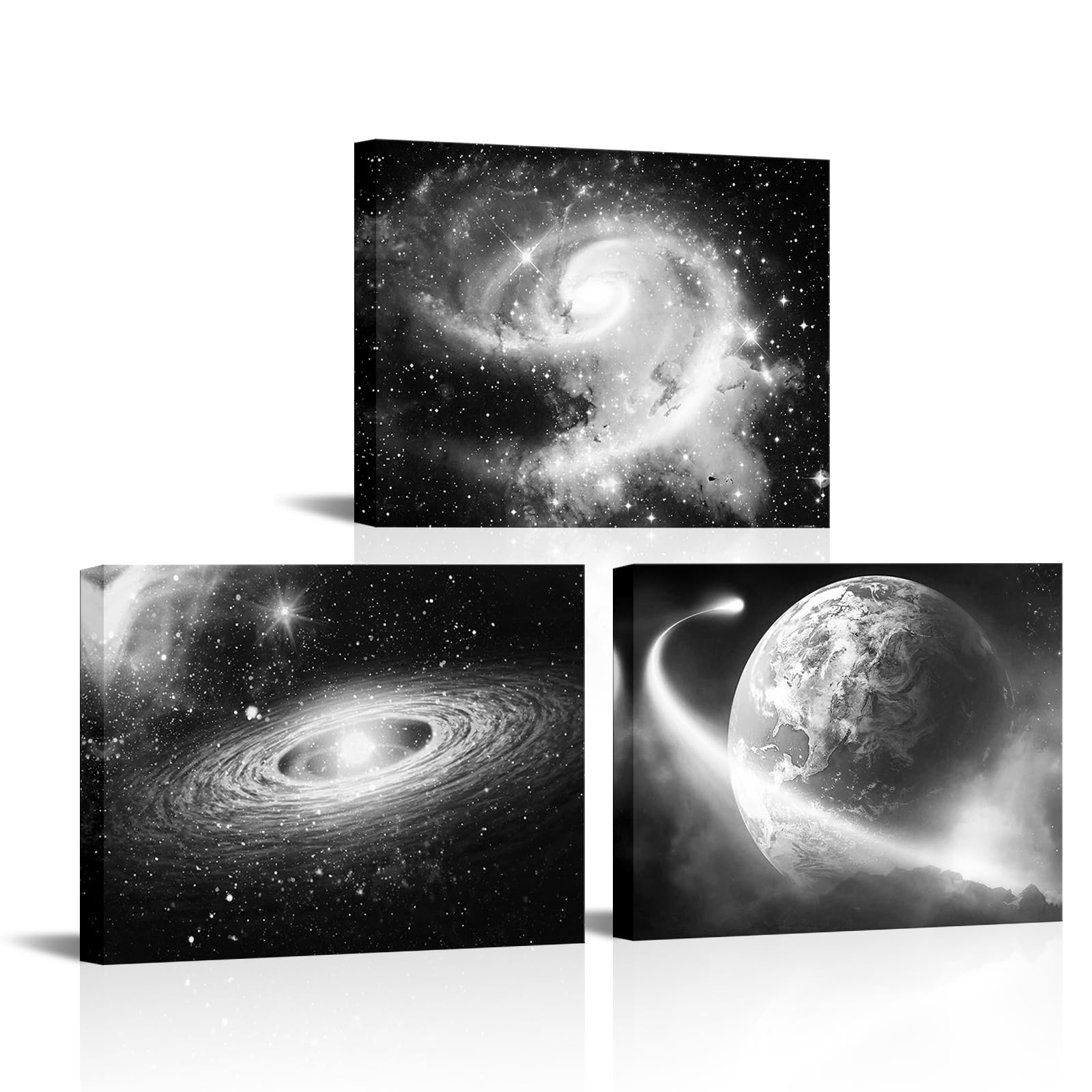 Nachic Wall Space Decor for Boys Room Starry Galaxy Pictures Canvas ...