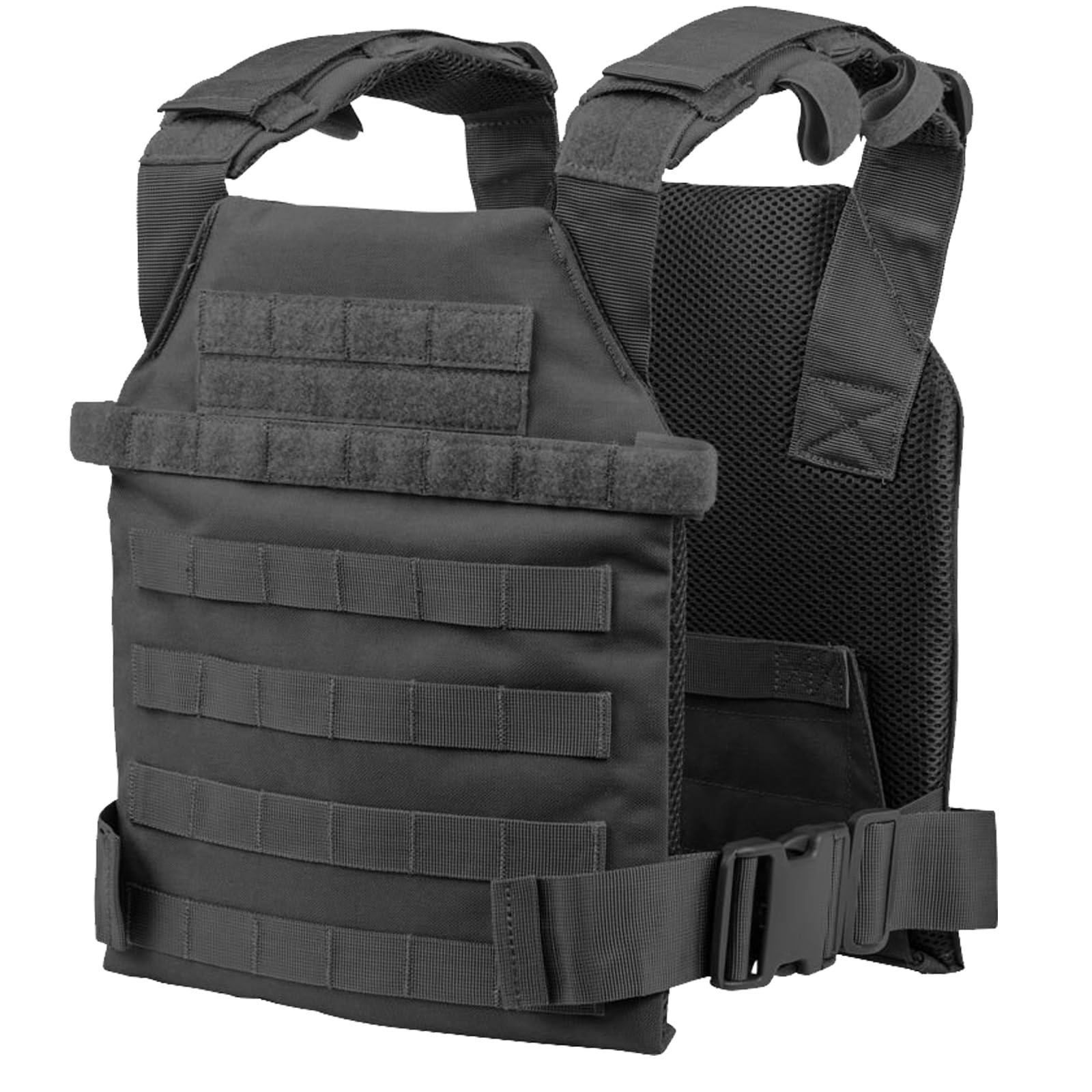 Photo 1 of (OFF BRAND) (NO BOX OR BAG) Weighted Vest for Men and Women Weight Vests Adjustable Strength and Endurance Training Fitness Workouts Tactical Running Gym (Black)