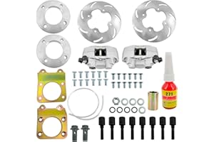 ADV-NNB77 Front Disc Brake Conversion Kit Fits for Honda Fourtrax 300 4x4; for TRX300FW 4x4; for Rancher 350 4x4; for Foreman