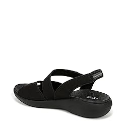 LifeStride Women's Cheerful Sandal Black 8 W