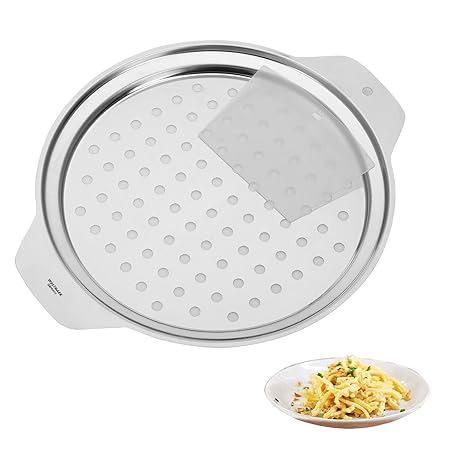 Westmark Spätzle-/Topfaufsatz mit Teigschaber, Für Topfdurchmesser von 24 - 28 cm, Rostfreier Edelstahl/Kunststoff, Silber, 6