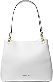 Michael Kors Kensington Large Shoulder Tote Optic White One Size
