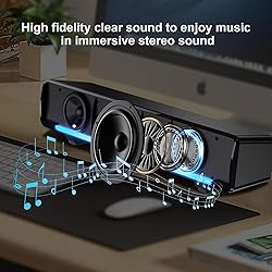 MARBOO Computer PC Bluetooth Soundbar Speakers