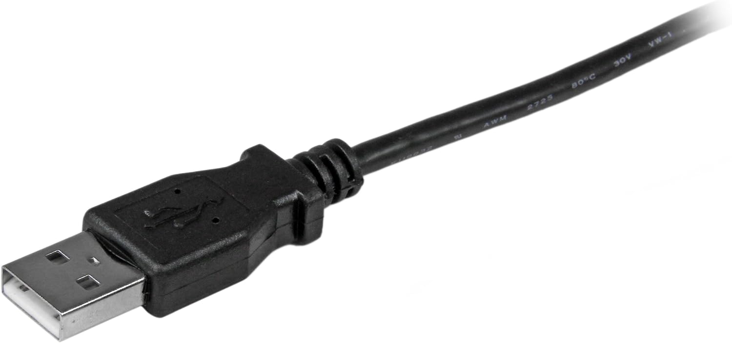 StarTech.com UUSBHAUB1 1 ft (0.3 m) USB to Micro USB Cable, USB 2.0 A to Micro B, Black, Micro USB Cable, 1 ft/30 cm - Image 3