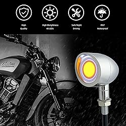 BOSYCY Motorcycle Turn Signals LED Front Lights 2