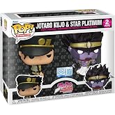 Funko POP! Animation: JoJo's - Jotaro &amp; Star Platinum - Amazon Exclusive | Official Anime Merch - Collectable Vinyl Figurine for Shelf Display - Birthday Gift Idea for Fans and Collectors
