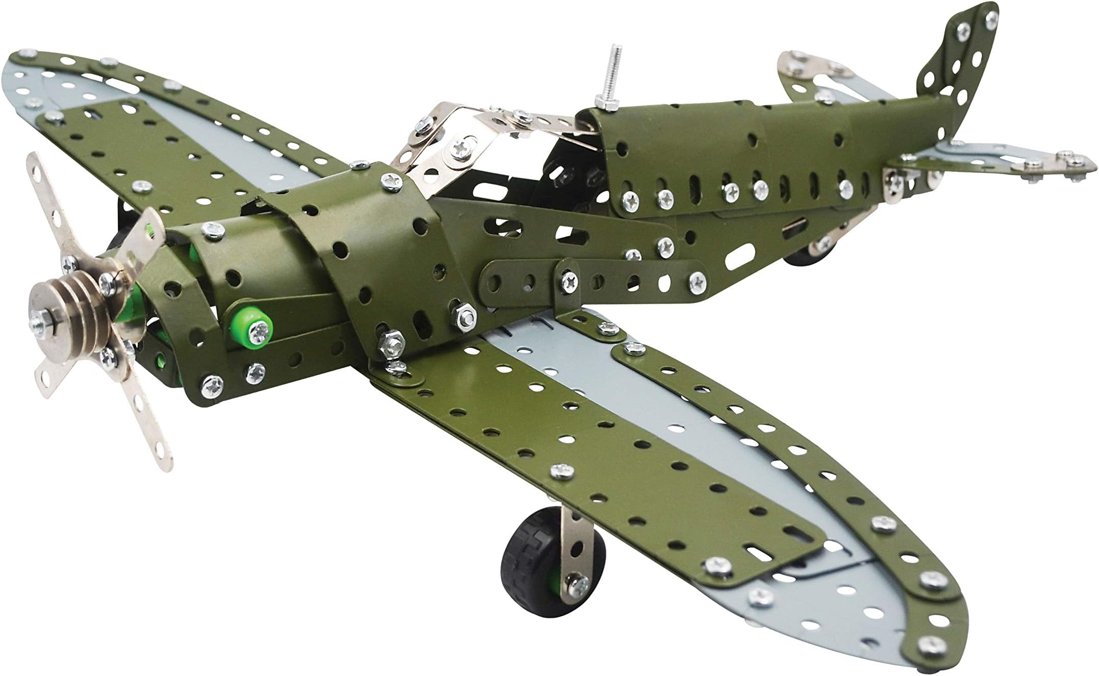 The Gift Box Company Spitfire Premium Construction Kit Set,Green