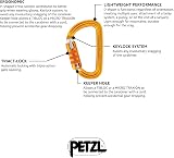 Petzl M39A TL Sm'D Ultra-Light Asymmetrical Carabiner Triact-Lock Yellow view 2