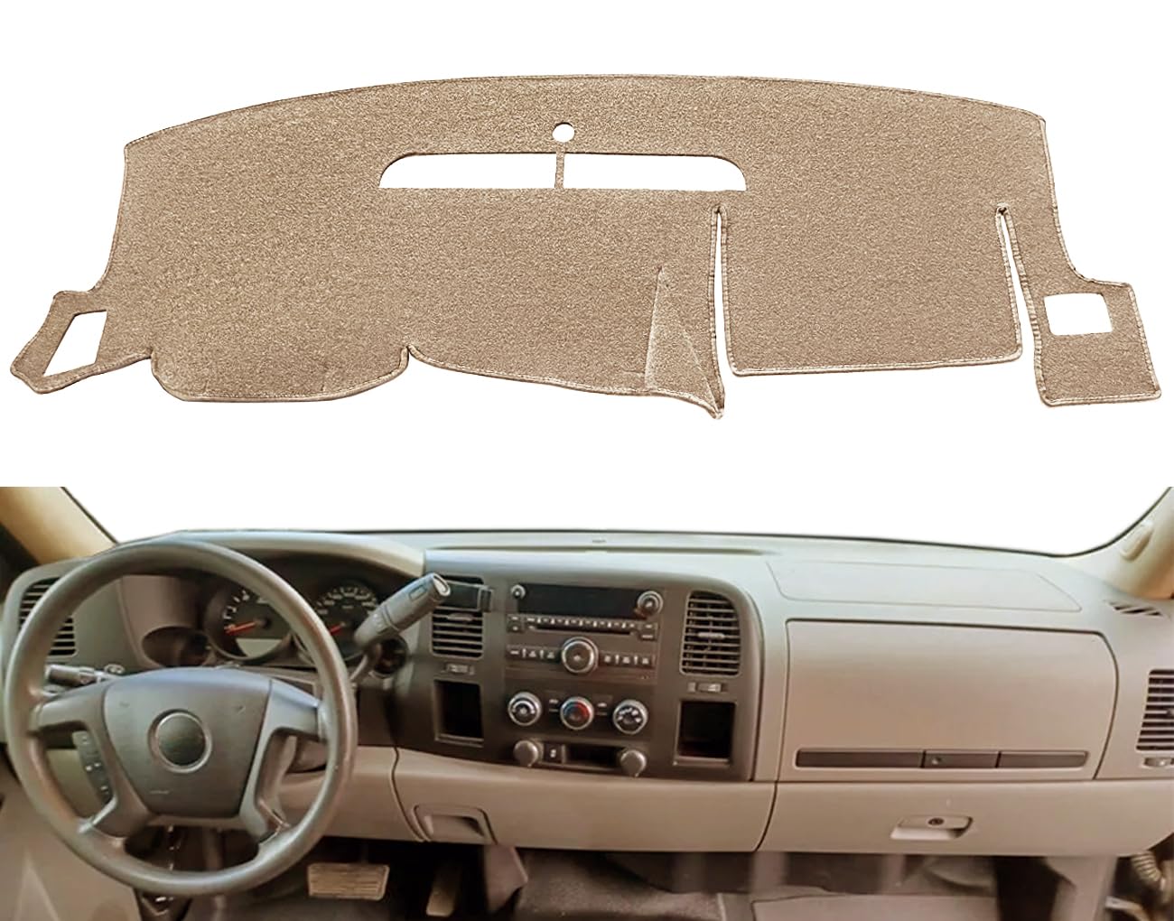 Dash Cover Custom Fit for Chevy Chevrolet Silverado