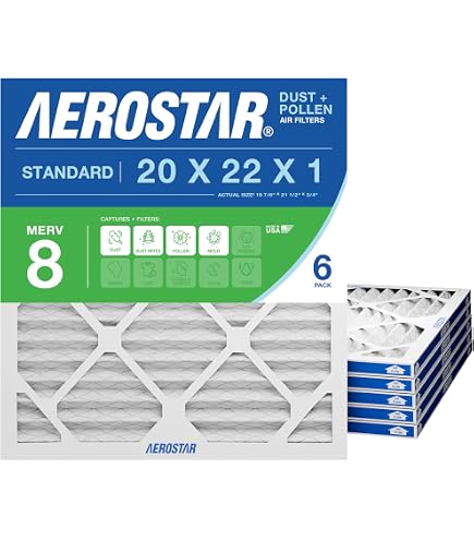 Amazon.com: Aerostar 19 7/8x21 1/2x1 MERV 13 High Efficiency