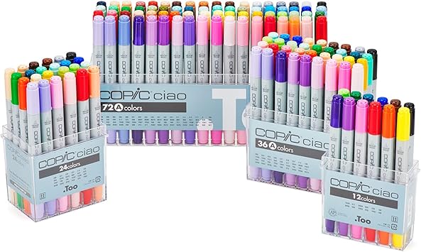 Copic Marker Caio 24 Pen Set Visual Arts Craft Supplies Tools Kromasol Com