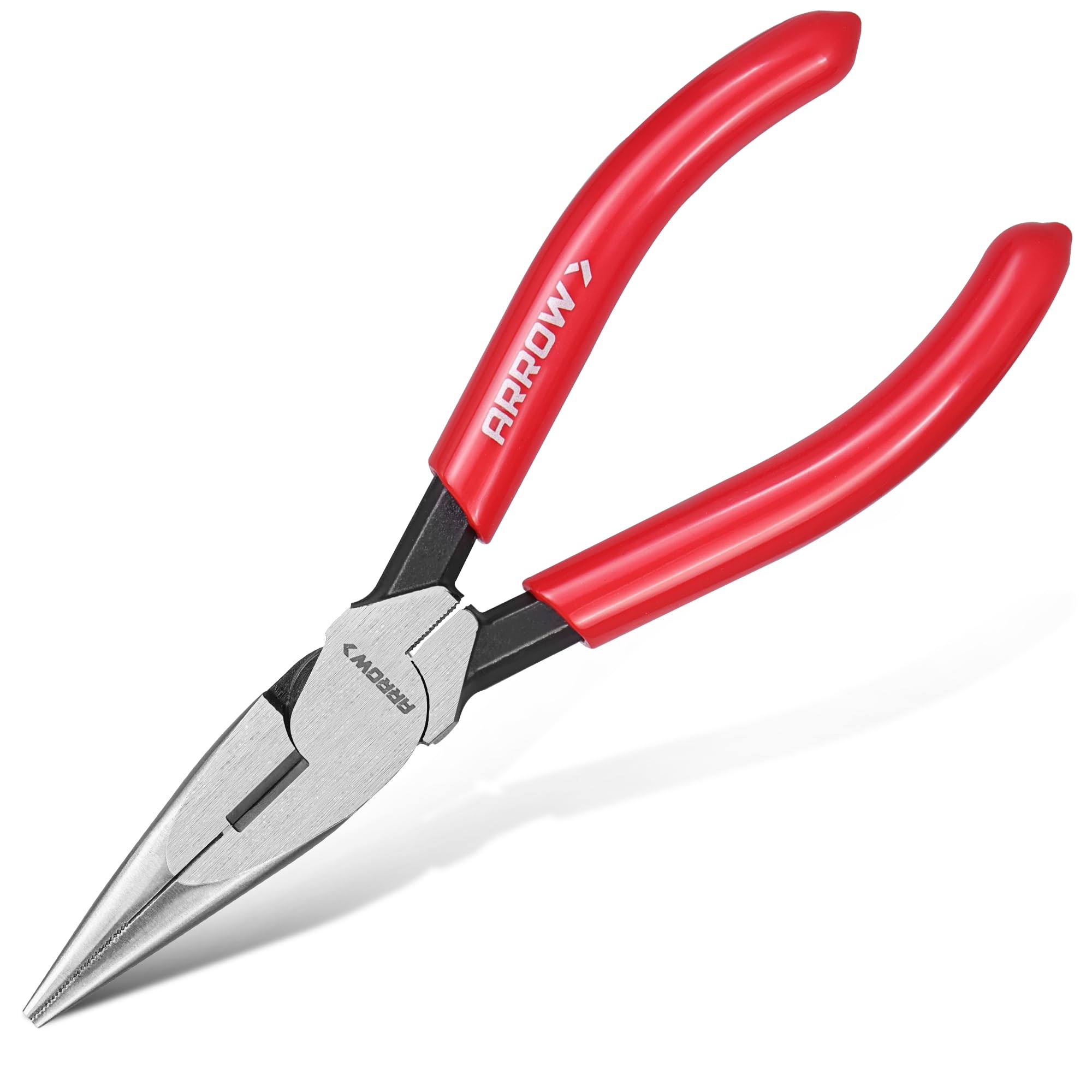 Photo 1 of ARROW 6" High Leverage Needle Nose Pliers with Side Cutters, Long Nose Pliers for Gripping, Wire Bending, Cutting