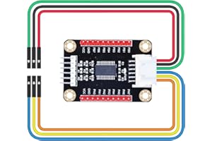 CQRobot MCP23017 IO Expansion Board Compatible with Raspberry Pi/Micro:bit/Arduino/STM32. I2C Interface Control, 2 Signal Pins Increase to 16 Input/Output Pins, Supports UP to 8 Simultaneous Uses.