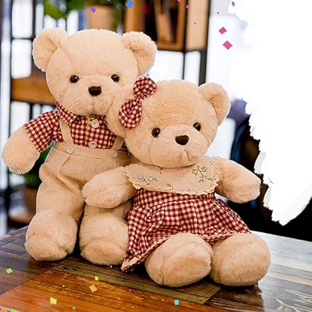 Amazon ぬいぐるみ テディベア 抱き枕 くま キャラクター お揃い クリスマス プレゼント お誕生日 手触りふわふわ 動物 カップル 特大 インテリア 彼女 ギフト 贈り物 可愛 人気 大きい おもちゃ 2点セット 40cm ぬいぐるみ おもちゃ