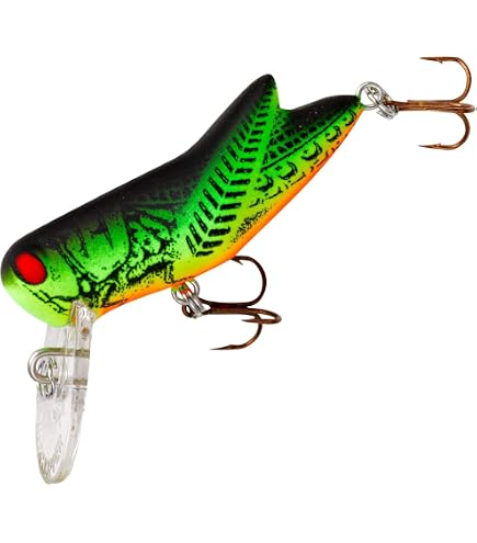 3 small fishing lures frog grasshopper crayfish Rebel T30-513 Frog-R, 2-3/8-Inch, 5/16-OunceBull, Frog, Bullfrog : Sports & Outdoors Color:259 Transformer Shiner N2:bait and tackle weed or grass beds Big Fish Little Fish