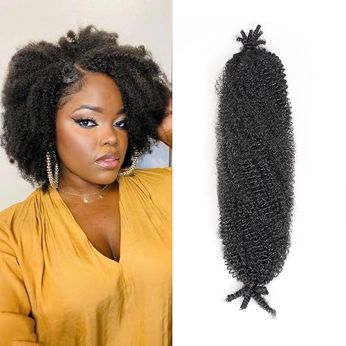 Toyotress Springy Afro Twist Hair 10 Inch Packs Pre-Fluffed