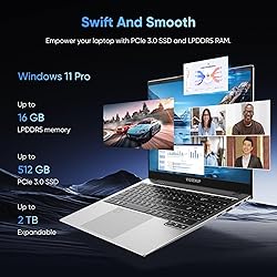 VIGSENUP Laptop, 15.6 Inch Laptop Computer, 16GB