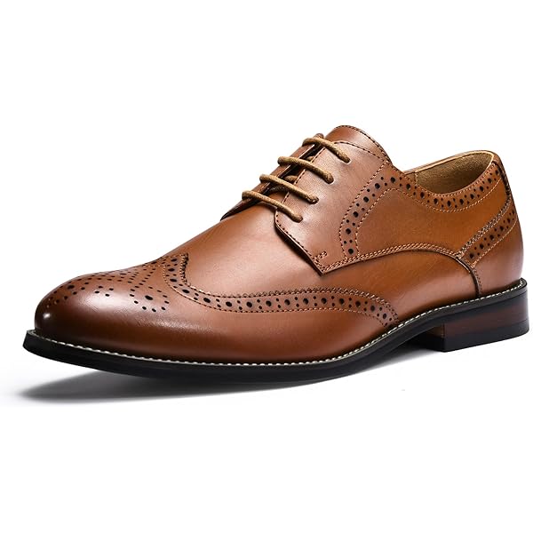 chinese dress ladies Camel Leather Brogues – Perfect Leather Dress Shoes for Weddings 45 main image 1