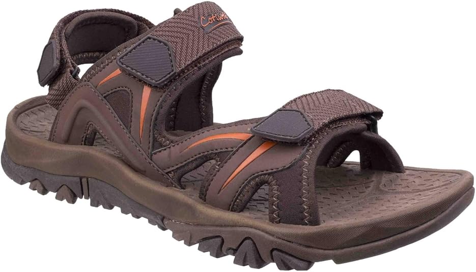 Amazon.com | Cotswold Mens Cutsdean Sandal Brown/Orange Size UK 12 EU 46 | Sandals