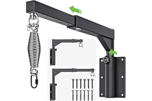 BeneLabel Wall Mount Heavy Bag Hanger, Heavy Duty Punching Bag Stand, Boxing Bag Bracket for Home Gym Indoor Outdoor, 800 LB Capacity