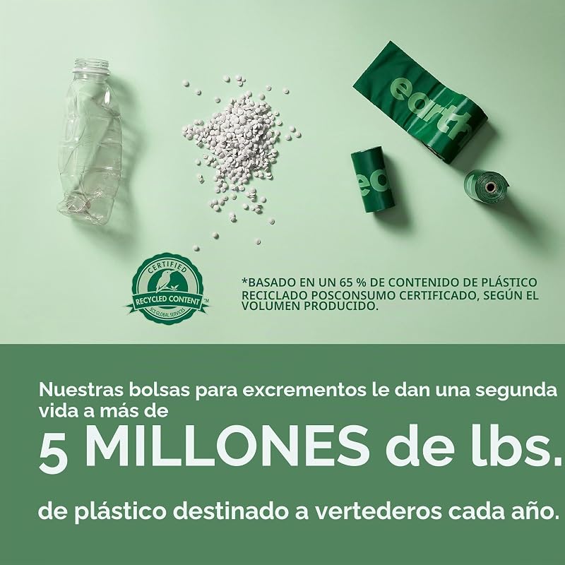 Bolsas para heces de perro, para mascotas a prueba de fugas y extragruesas, aptas para perros de cualquier tamaño, Rollos de recarga, aroma a lananda, 600 unidades
