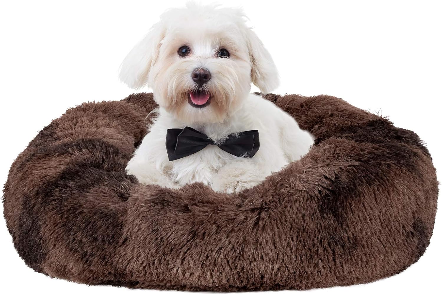 FURTIME Calming Dog Bed for Small Medium