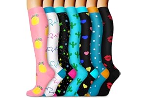 Aoliks Medical Compression Socks for Women & Men, Support Knee High Socks for Running,Nurses,Travel